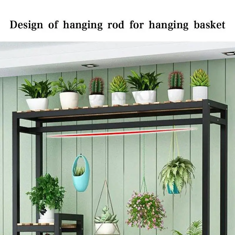 Plant Stand Flower Stand Flower Shelf Planter Rack Storage Organizer Display Garden Balcony Floor-standing Rack Flower Shop Rack