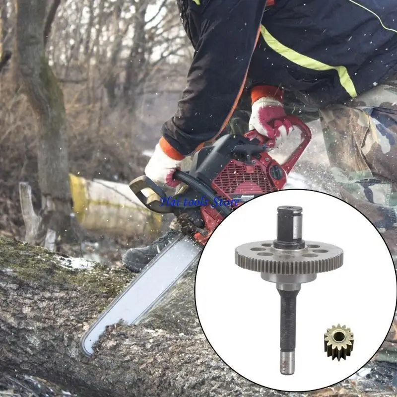 X37E Low Noise Gear Shaft For 4-8 Inch Brushless Chainsaw Motor Repair Parts