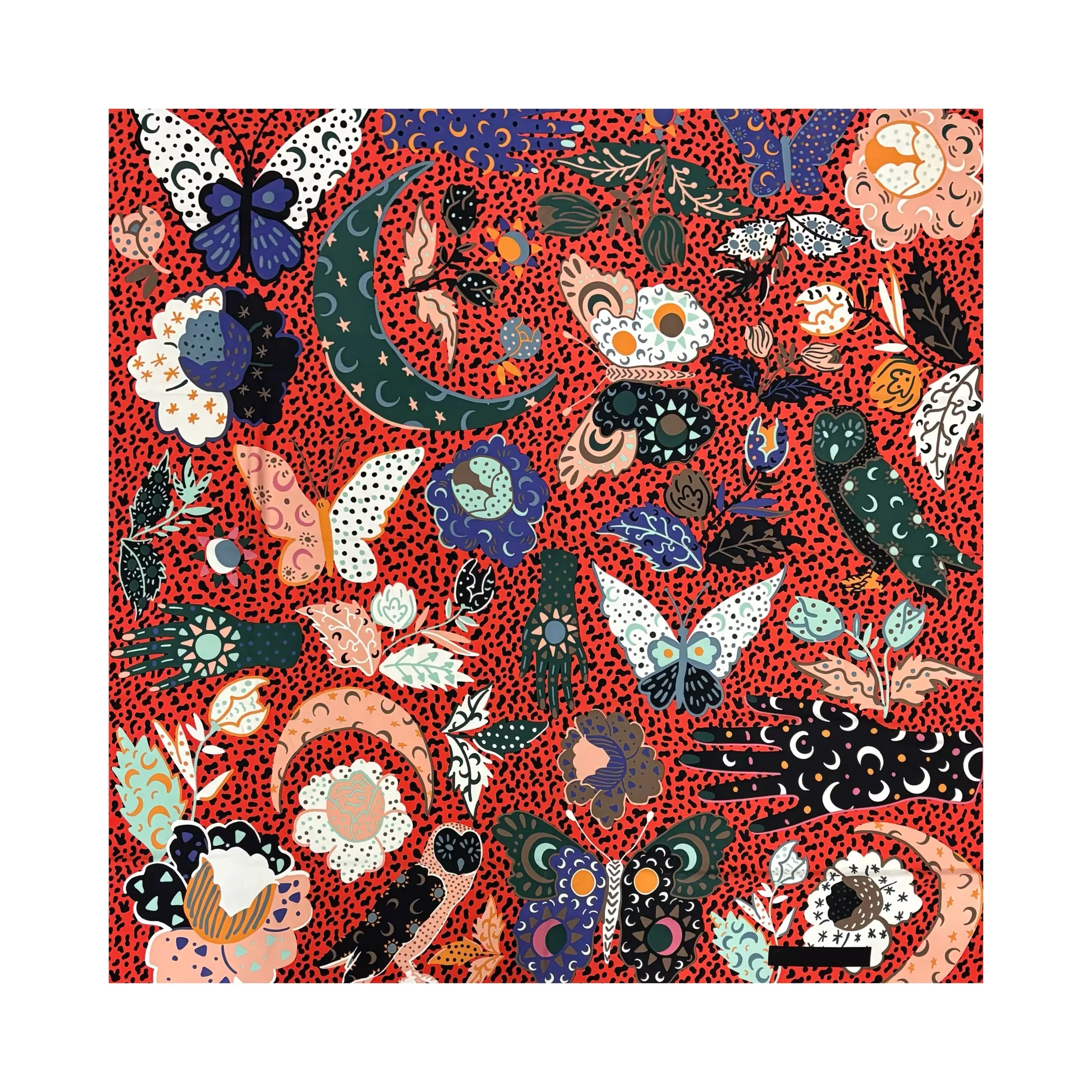 foulards femme Scarf designer Scarf women fashion Graffiti silk scarf 100% polyester fiber material square scarf 120cmX120cm