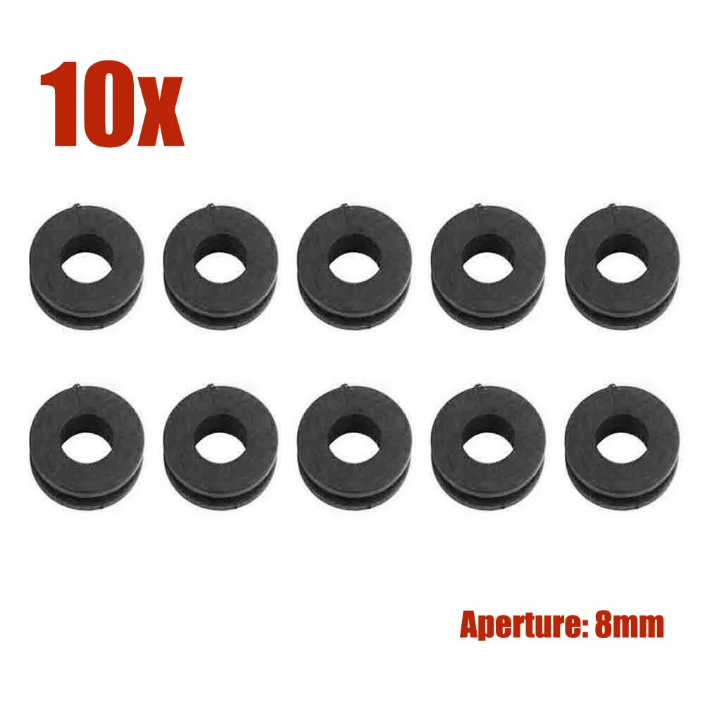 10pcs Shockproof Gasket Machinery Motorcycle Rubber Washer Grommets Bolt For Machinery Motorcycle Fairing Headlight Bracket Part