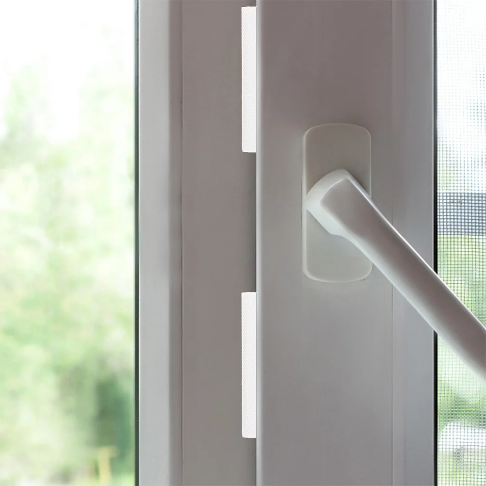 

8Pcs Self Adhesive Door Corner Seal Foam Pads Weather Stripping Draft Stopper Sound Insulation for Home Office Car Window Frame