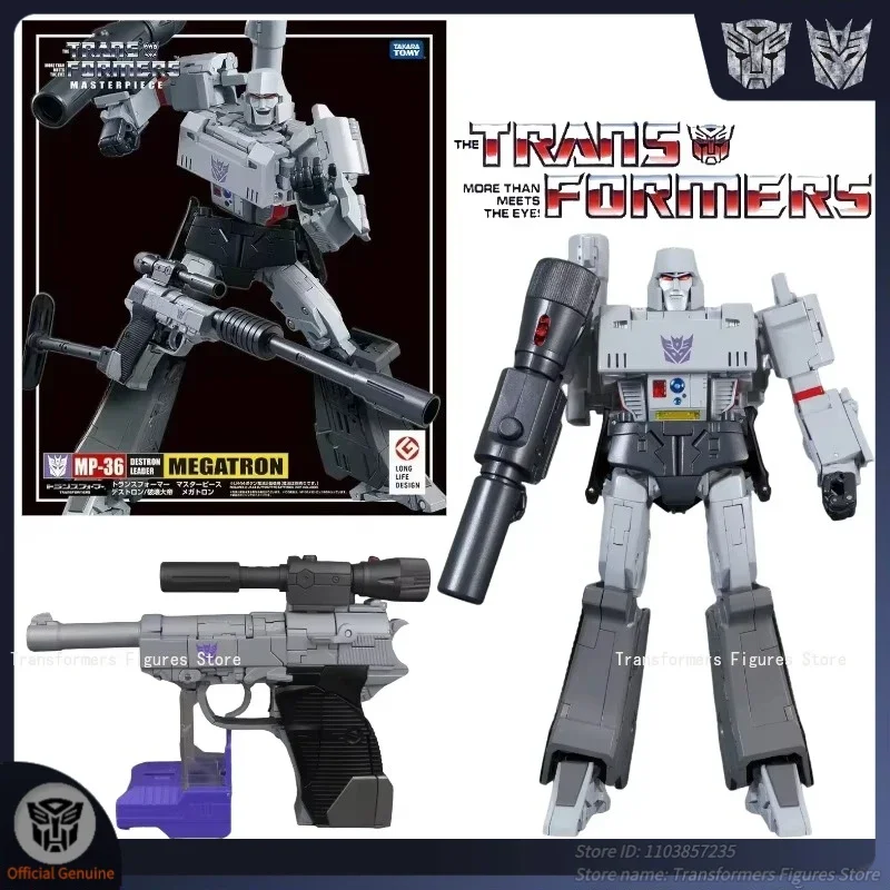 ของเล่นหุ่นยนต์ทรานส์ฟอร์เมอร์ของแท้ใหม่เอี่ยม MP-36 โค เมกาทรอน G1 โมเดลแอคชั่นจากภาพยนตร์การ์ตูนอนิเมะ ขยับได้ ของสะสมยอดนิยม ของขวัญ
