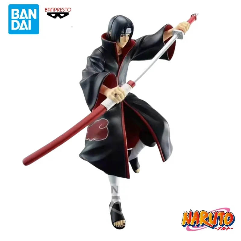 Originele Bandai Banpresto Anime Actiefiguren Model Naruto Hatake Kakashi Uchiha Itachi Namikaze Minato Verjaardagscadeau Ornamenten
