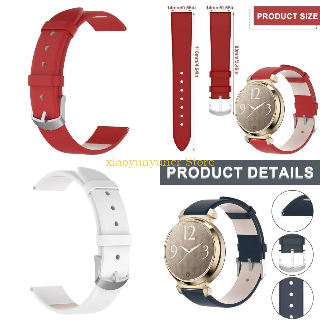 

P9JB Кожаная замена часа elegant & Practical Watch Bess для умных часов