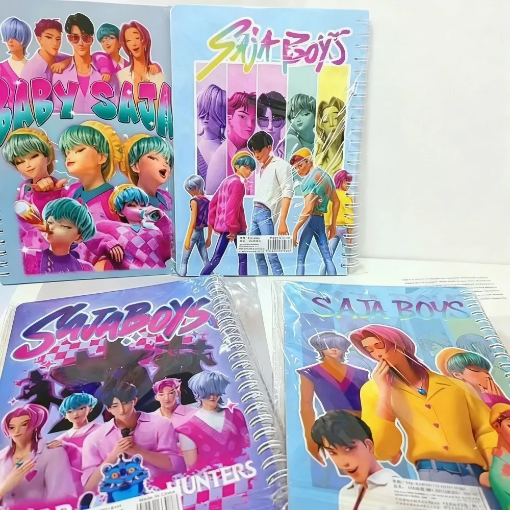 

НОВЫЙ блокнот Kpop Demon Hunters Huntrix Saja Rumi Mira Zoey, канцелярские принадлежности в стиле аниме, подарки для школы, 15*20,2 см