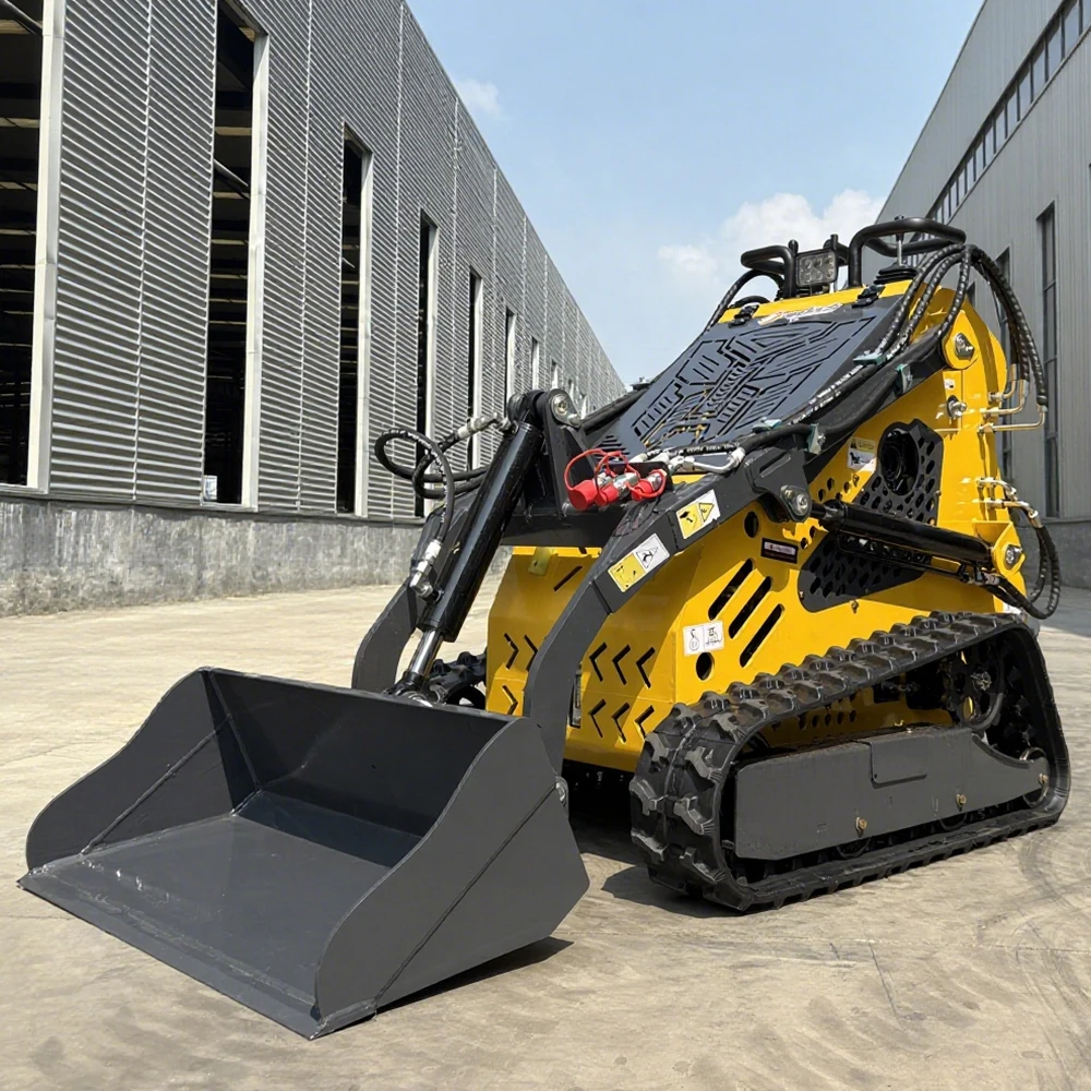 Custom Mini Tractor Loader Manufacturer ISO Certified Mini Wheel Loader with Front End Loader Long Power for Farm & Construction