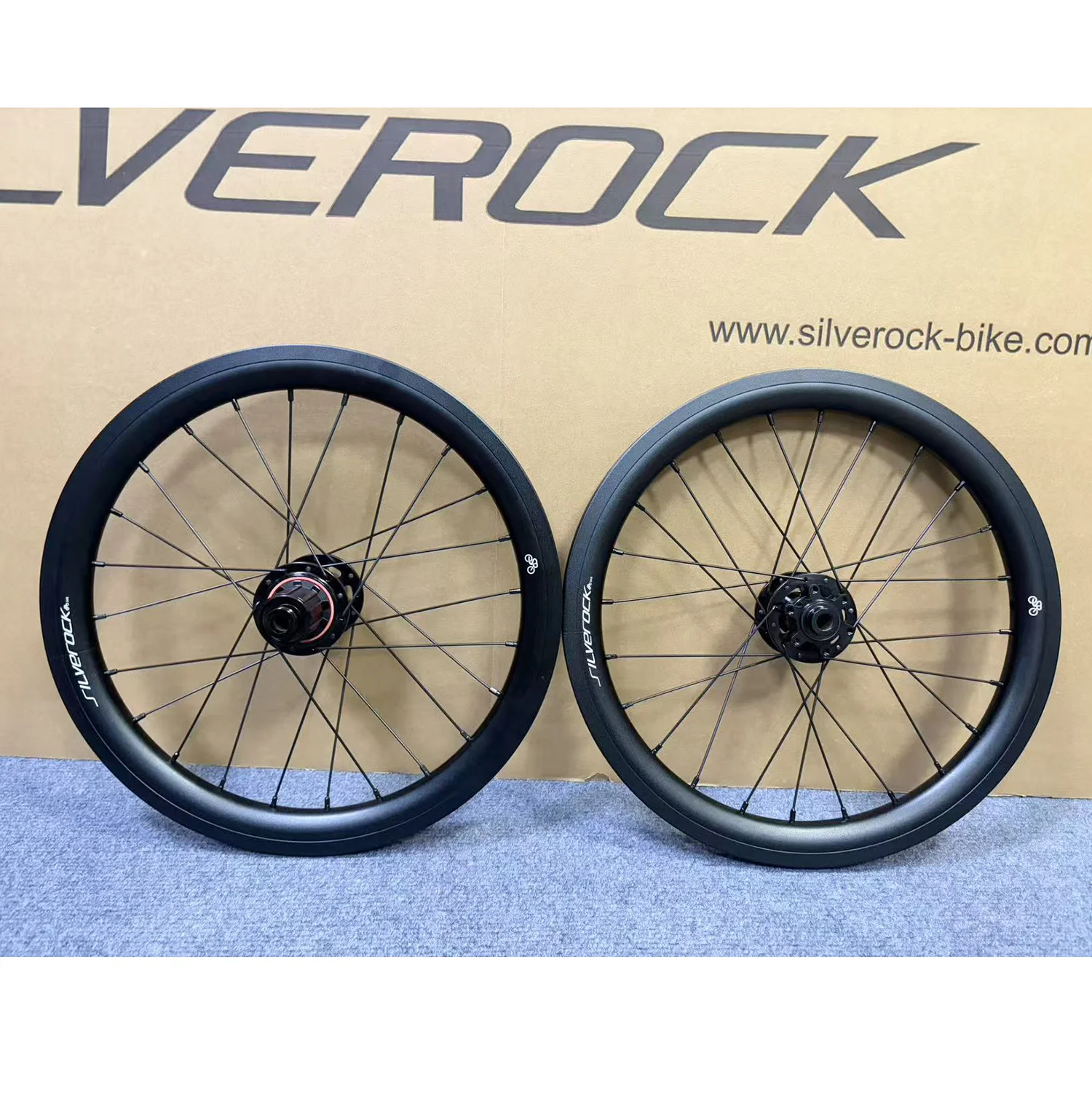 SILVEROCK SR30A Alloy Disc Wheels 16in 349 Thru Axle 74mm 142mmm for JAVA NEO Trifold Folding Bike Wheelset