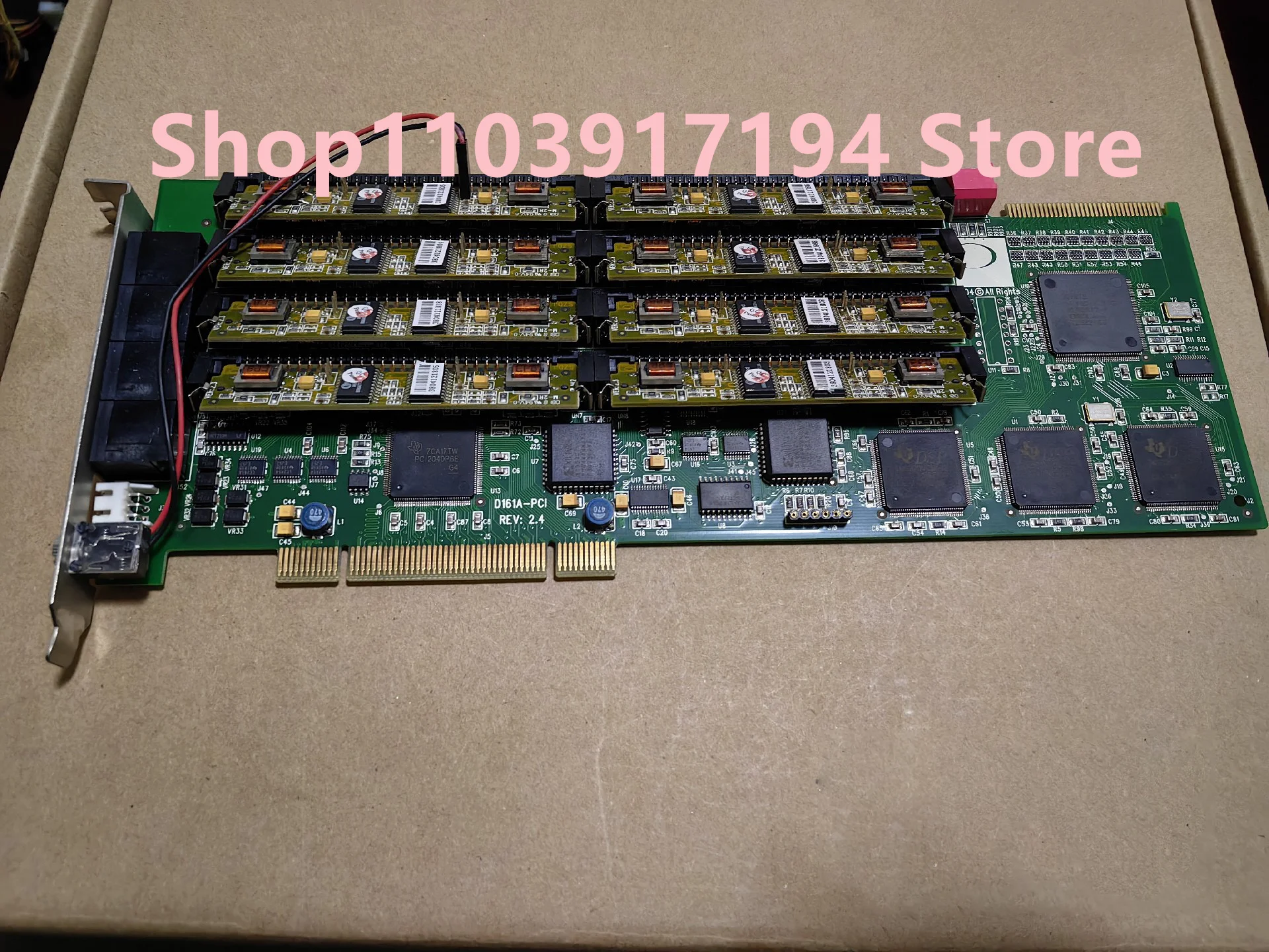voice card D161A-PCI REV：2.4