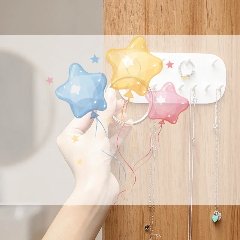 

Стеллаж для хранения ювелирных изделий, многофункциональная стойка для сережек и ожерелья без сверления, крючки для хранения ювелирных изделий