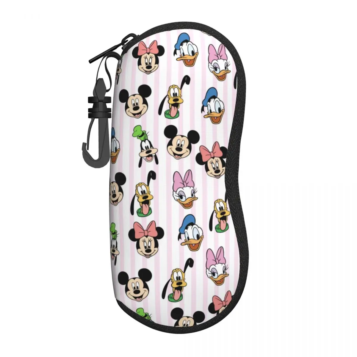 

Minnie Mickey Mouse Cartoon Animation Eyeglass Glasses Case Women Men Soft Sunglasses Protective Pouch