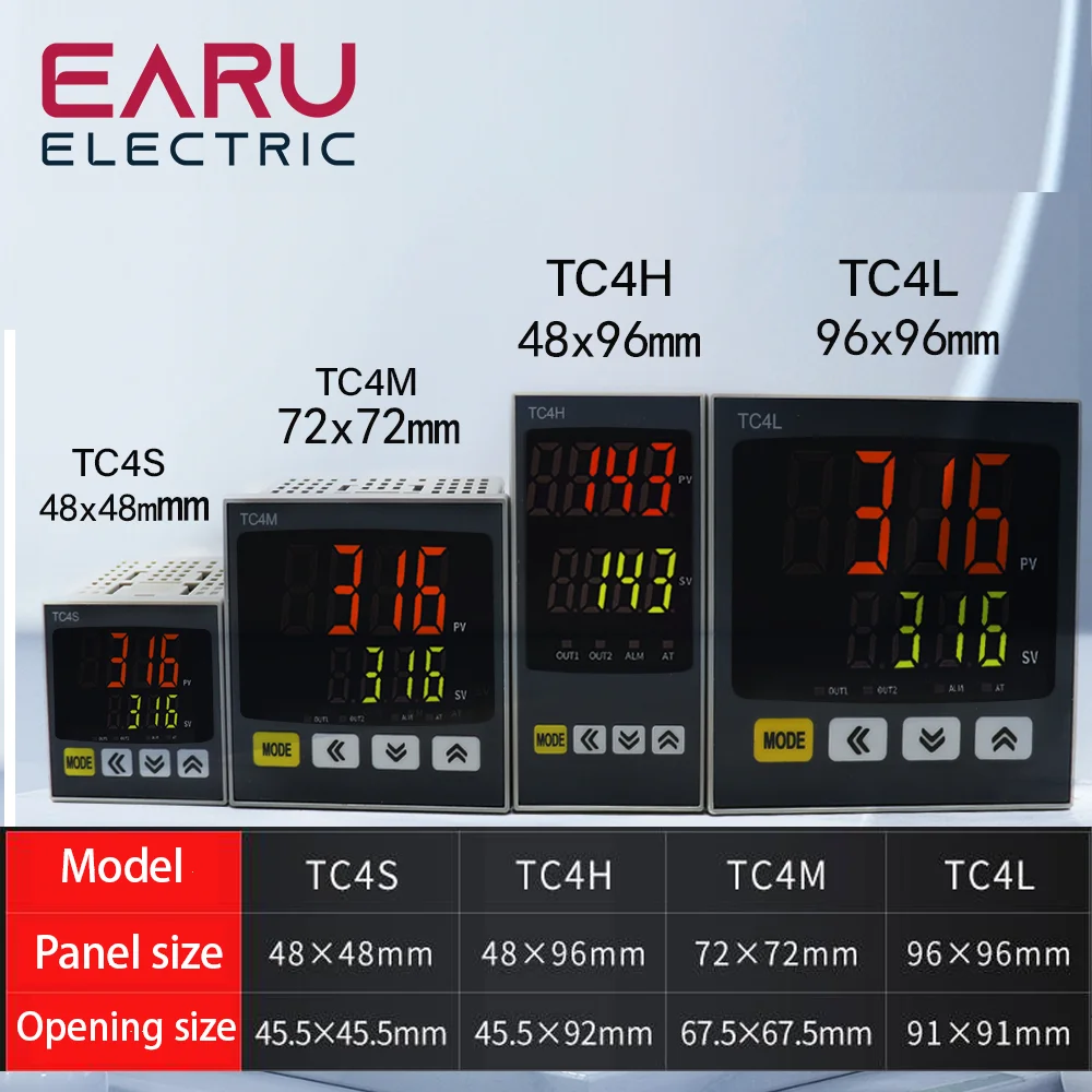 Temperature Controller Multiple Universal Input Signal Digital Display Intelligent PID Adjustment Relay Solid State SSR Output