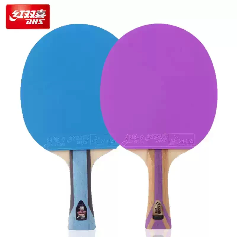 

DHS 6/7 Star Table Tennis Racket H6001/H6004/H7001/H7004 7Ply Professional Ping Pong Racket with Sticky Rubber for Training