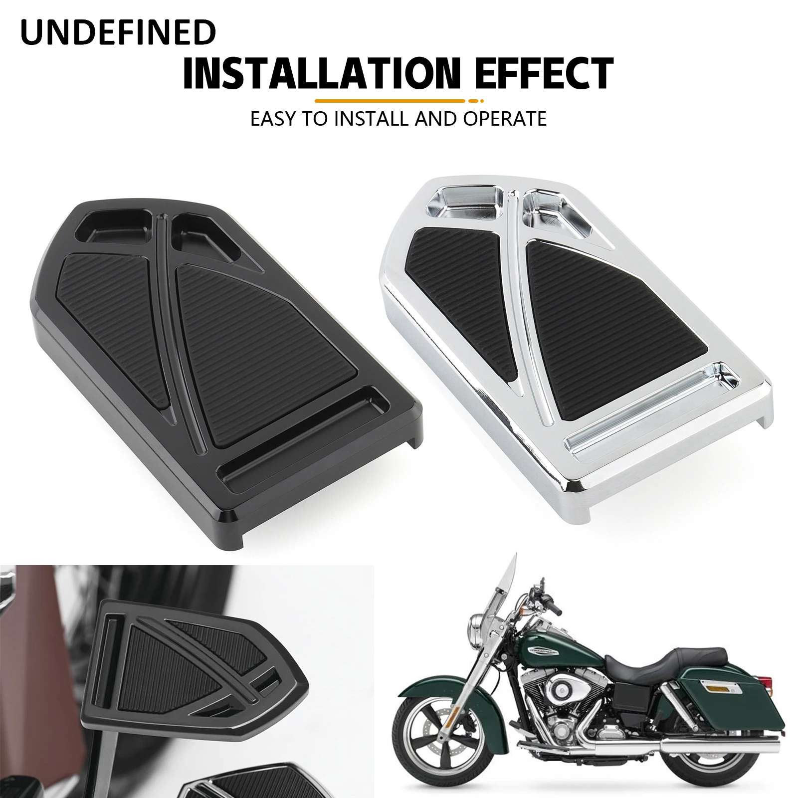 Motorcycle Parts Phantom Brake Pedal Pad Fit For Harley Touring Street Glide Road King FLHTK FLH Softail Slim FL Fatboy Dyna FLD