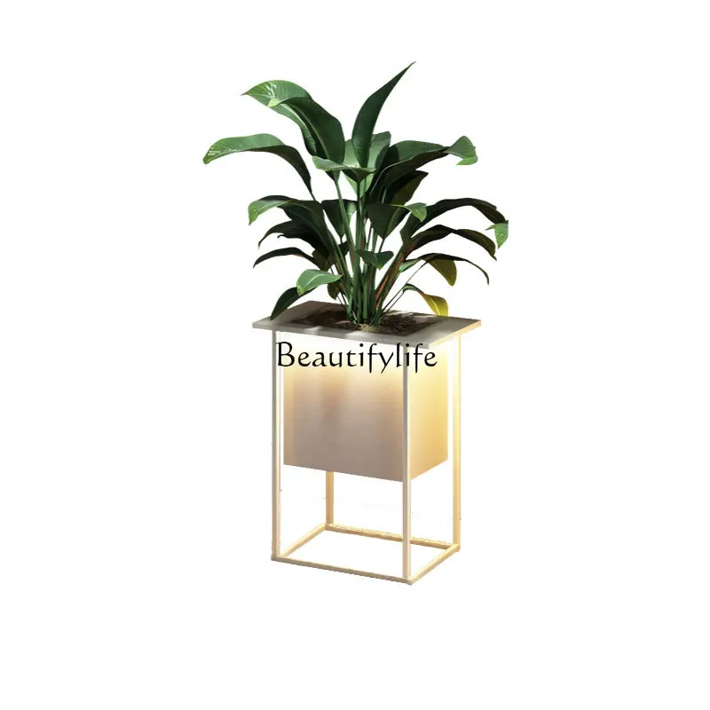 

Light Luxury Creative Flower Pot Flower Rack Nordic Simple Living Room Floor Special Decoration