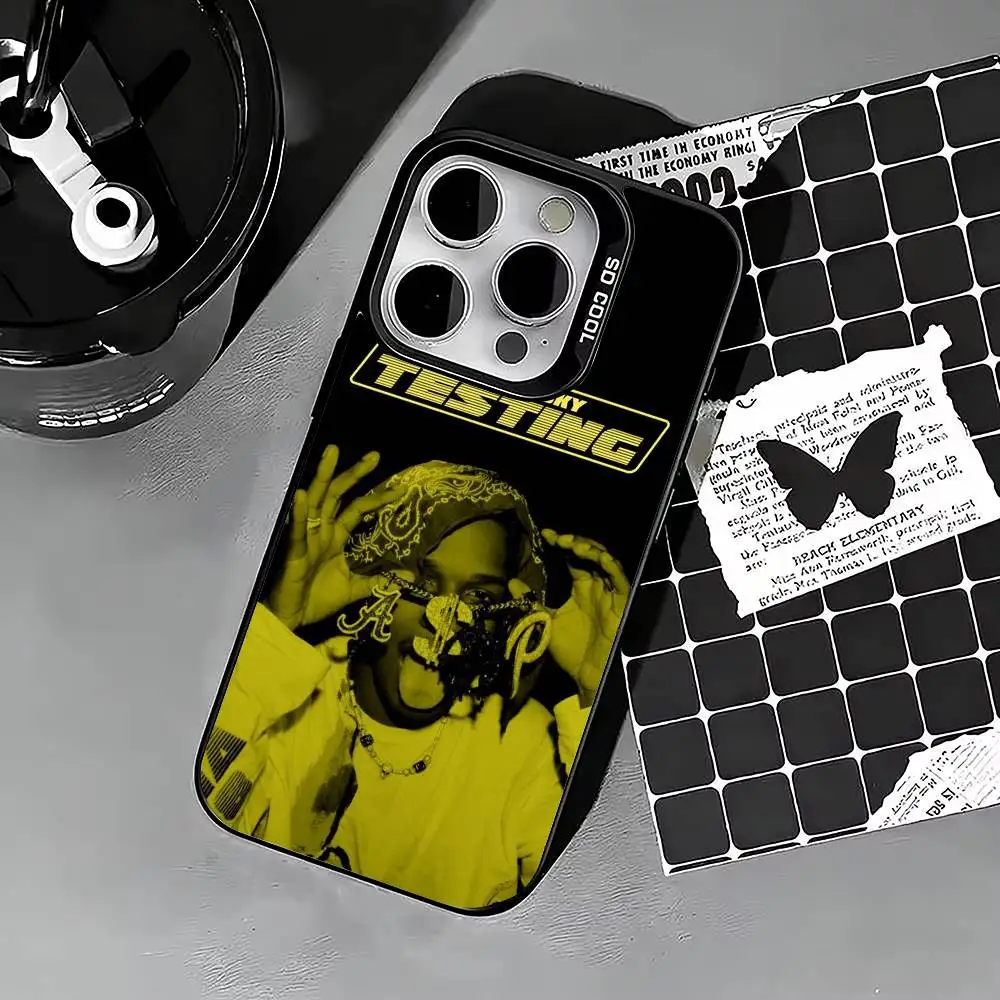 Rapper A-Asap R-Rocky Phone Case For iPhone 18 17,16,15,14,13,12Plus,Pro Max,Colored Silver Plated Inside Cover