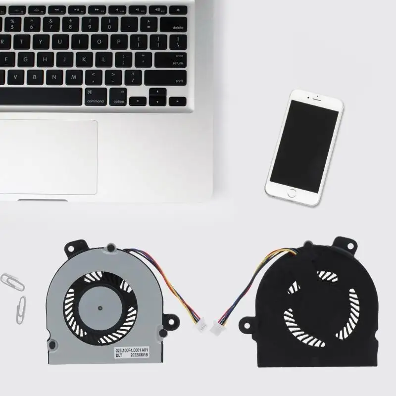 652F 2PCS Laptop CPU Fan Radaitor DC12V for rog GL703 GL703GS GL703GM Cooling Computer Heatsinks