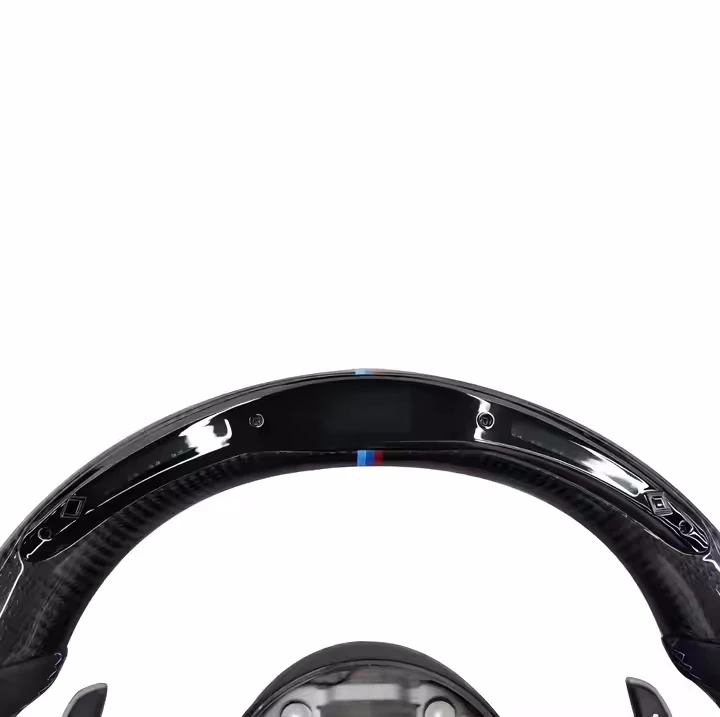 أفضل عجلة قيادة رياضية مخصصة من ألياف الكربون m لعجلة القيادة bmw F30 F10 F30 E60 E90 G30 E46 E92 LED