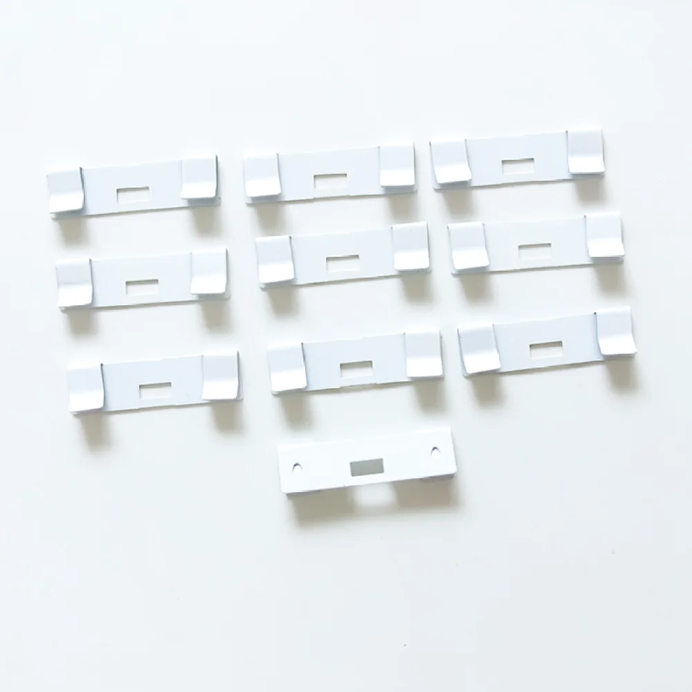 Metal Vertical Blind Repair Clips White Vane Replacement Tabs Window Shutter Fixing Hardware For Simple Repairs