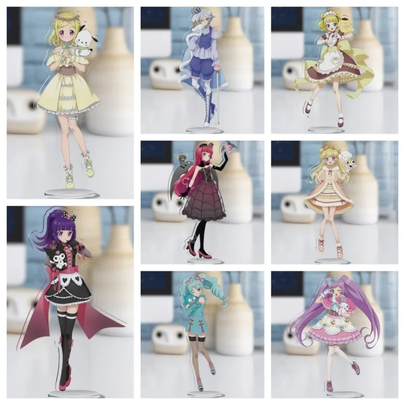 アクリル製デスクスタンド飾りプリパラプレート四季院ヒビキファルルコレクションアクセサリーホホスラマナカラララ