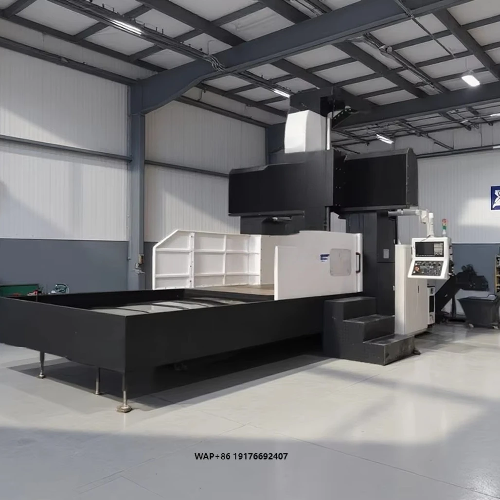 High Precision Heavy Duty 3 Axis CNC Gantry Milling Steel Automotive Components Control Automatic Tool Changer BT50