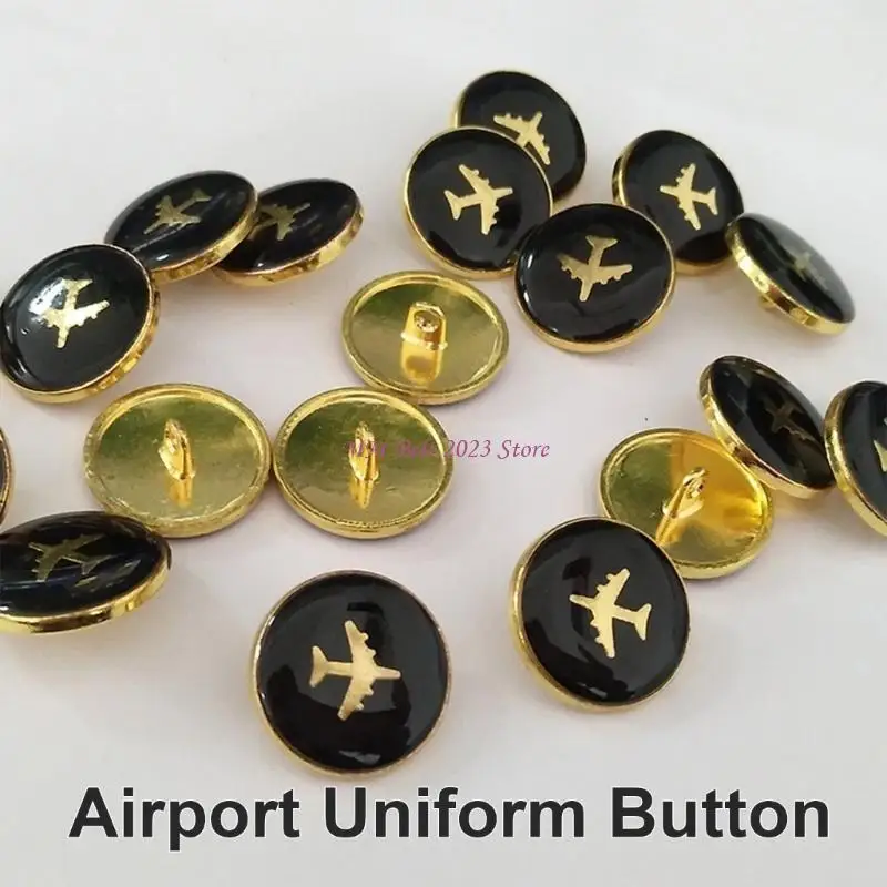 

49ME Flight Student Buttons Professional Uniform Blouse Buttons