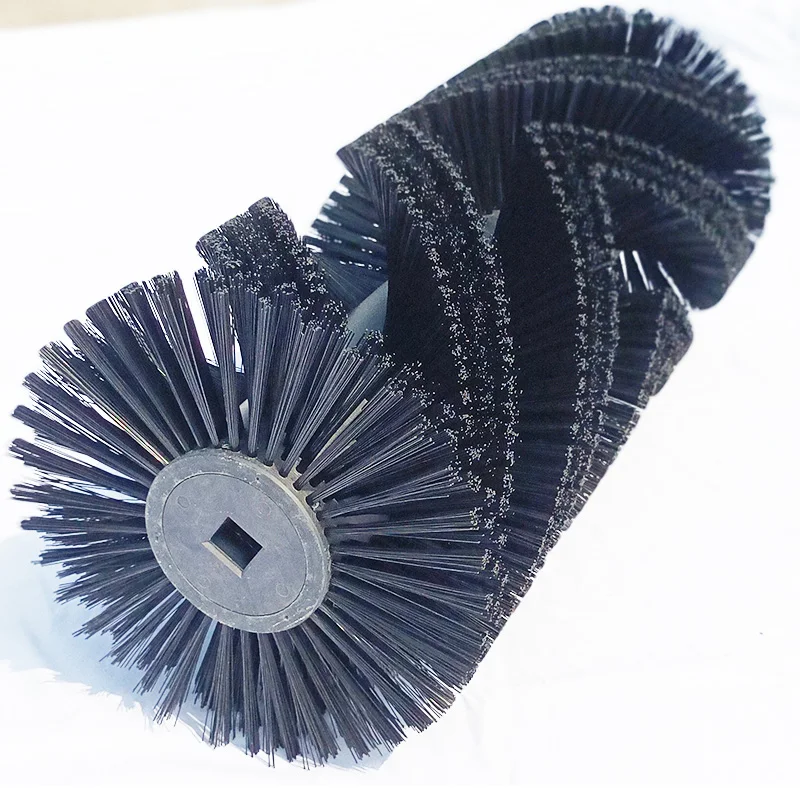 Φ300x490mm Industrial Plastic Bristle Sweeping Road Roller Brush for Street Sweeper Cleaning