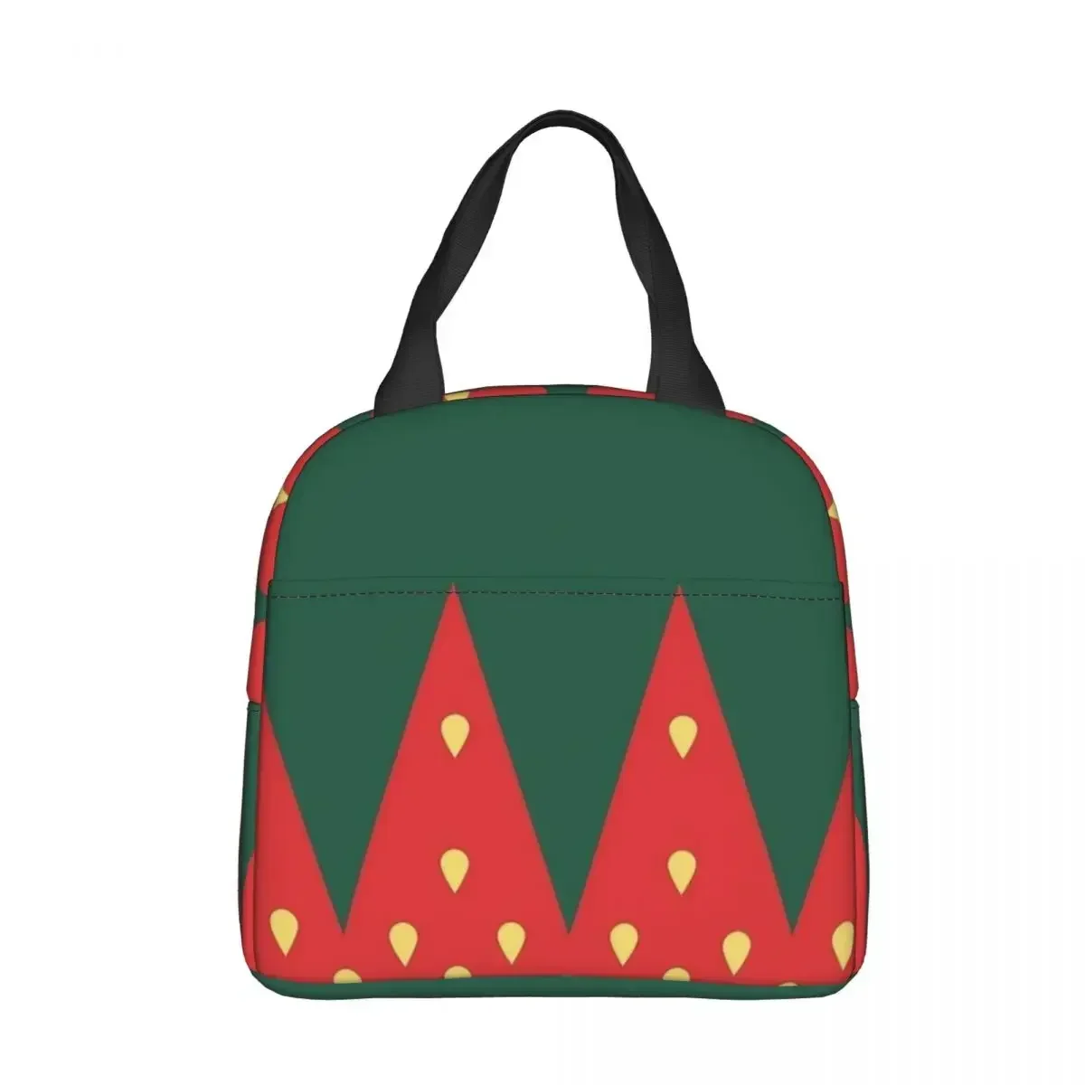 Cute Cartoon Strawberry Bon Bon Insulated Lunch Bags Thermal Bag Lunch Container High Capacity Tote Lunch Box Men Women Beach