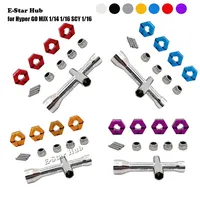 Wrench Hex Socket Repairing Tools 12mm Wheel Hex Hub Adapter Combiner Screw Nut for Hyper GO MJX 1/14 1/16 SCY 1/16 Rc Car Parts