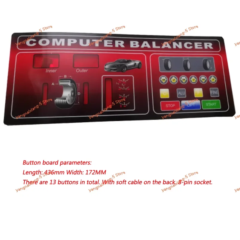 Balancer Key Board Display Button Membrane Keyboard Touch Switch