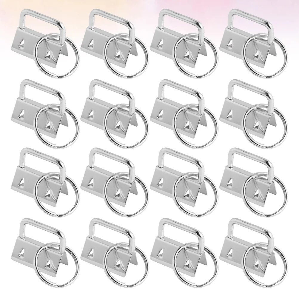 Key Fob Hardware 125 Luggage Accessories for Suitcases Keychain Fashion DIY Bag Silver