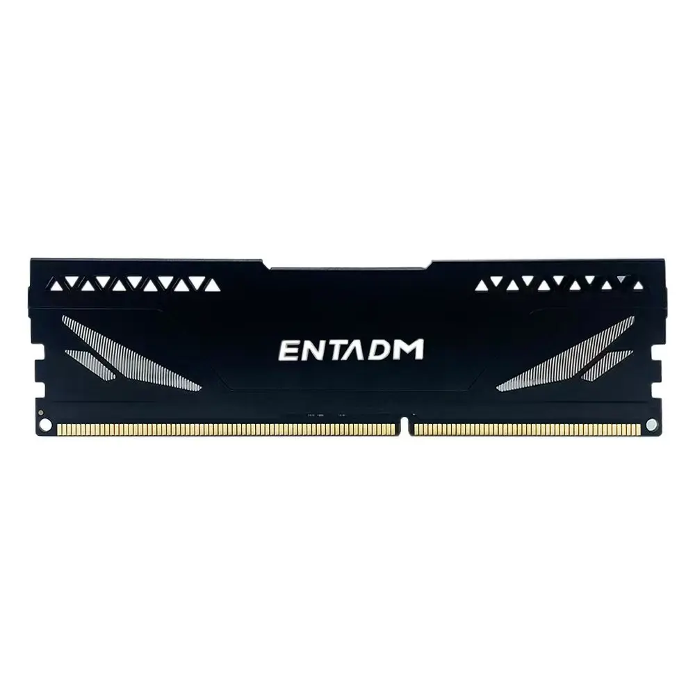 

ENTADM DDR3 1×8GB Desktop iron shell memory bar 1600MHz black U-DIMM