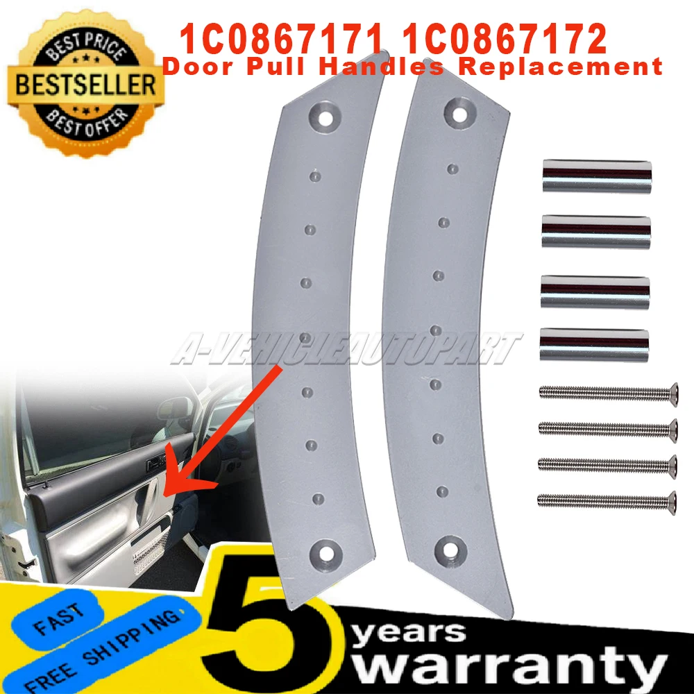 

1C0867171 Для VW New Beetle 9C 1C 1Y 1 комплект новая внутренняя дверная ручка защитная крышка дверная ручка ABS 1C0867172 автомобильные аксессуары