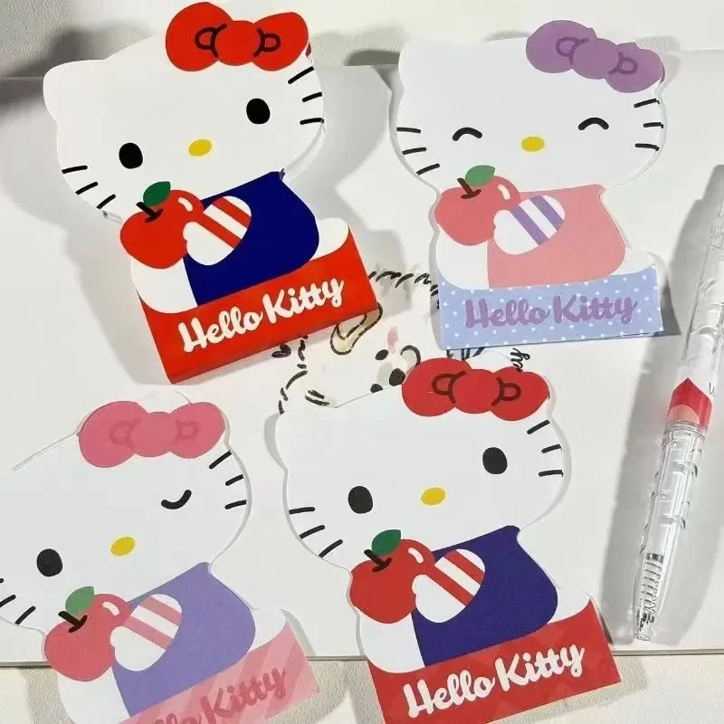 Sanrio Kawaii Hello Kitty Memo Notebook Cartoon Memo Paper Student Cute Portable Creative Peripheral Stationery Supplies Gift