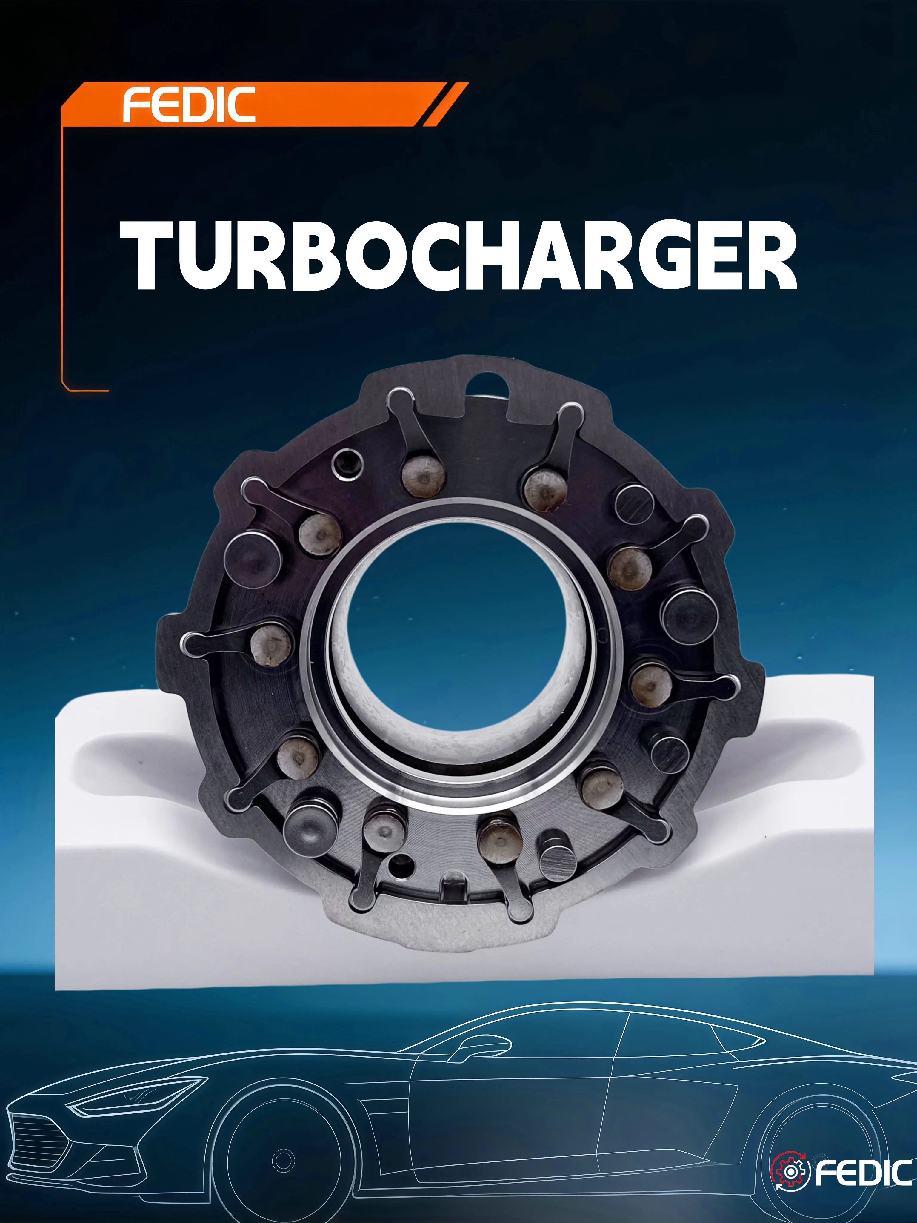 GTD1449V GTD1446VZ 831157 821785 830323 Turbo nozzle ring for Ford Alfa Romeo Fiat Jeep VW 2.0 TDI 110 Kw Turbocharger VNT