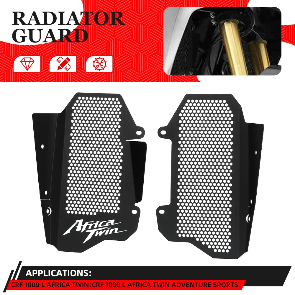 

For Honda CRF1000L Africa Twin Adventure Sports (SD06) 2016-2017-2018-2019 Motorcycle Radiator Grill Guard Protection Grille