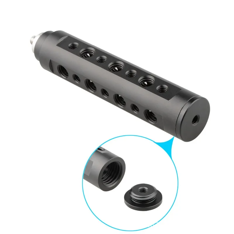 Suitable For Camera Rig, Aluminum Hand Grip, Handle With 1/4 Screw For DSLR Stabilizer
