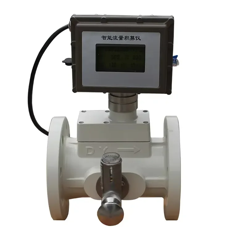 Manufacturer's Digital Turbine Flow Meter for Water Fluids Volume Corrector Flowmeter for Air Measurement OEM