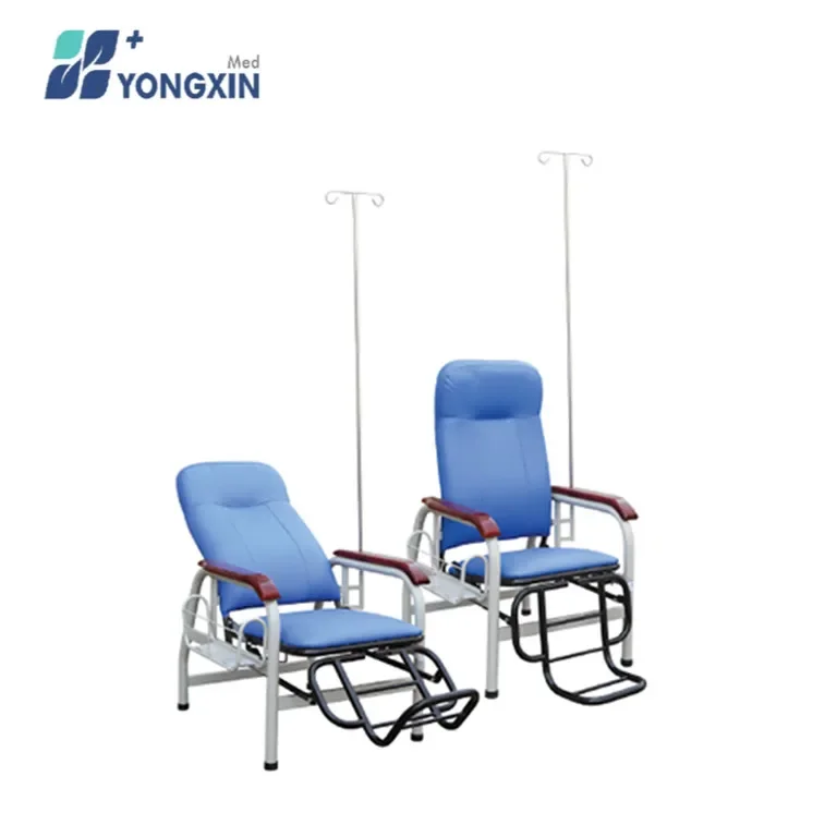 Hot sale hospital supplies Manual comfortable infusion recliner chair with mattress