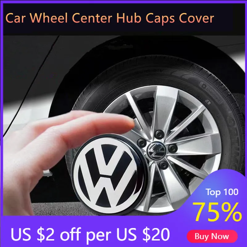 

Наклейки-эмблемы на колесные диски для VW Golf GTI 2026, 4 шт., 65 мм, и колпачки ступиц 60 мм для Volkswagen Jetta R Rline T