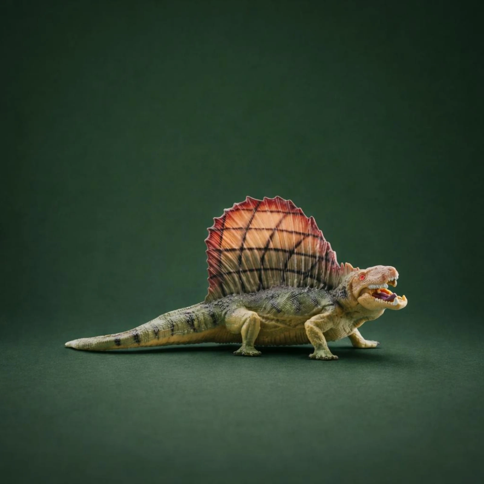 Dimetrodon Model Educational Sail-Backed Dinosaur Toy Prehistoric Creature Model Detailed Figurine Screen Unplugged for Display view 6