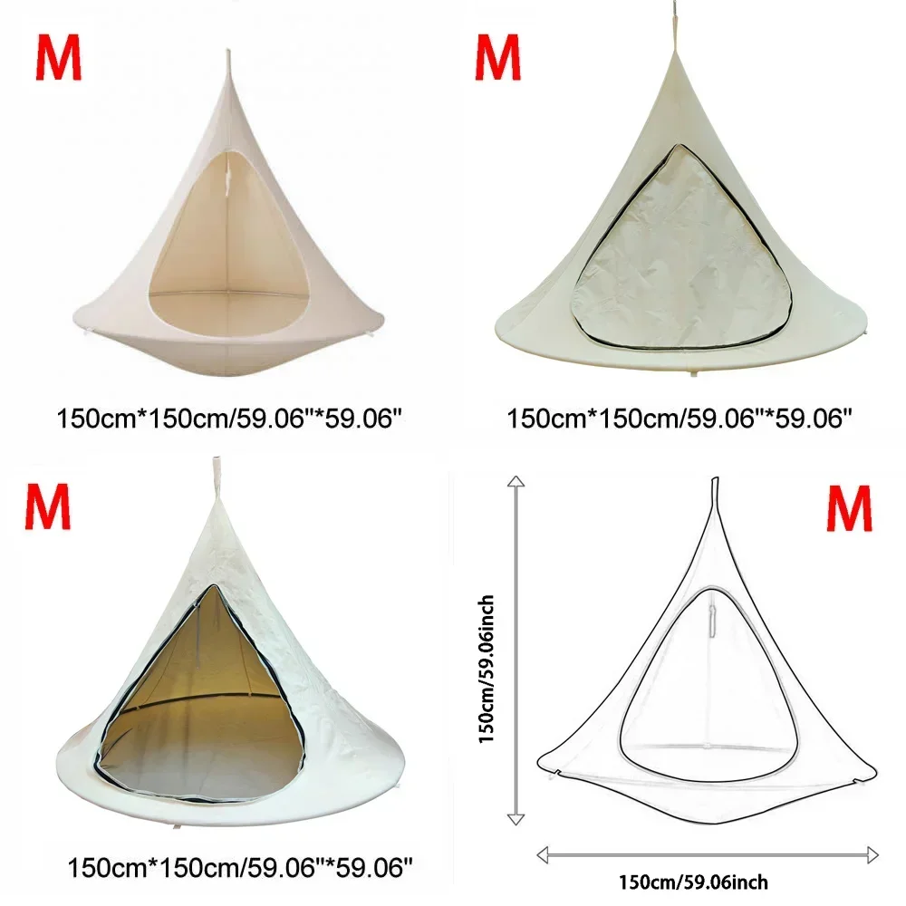 Mosquito proof double butterfly hammock, 150cm outdoor camping shade, terrace