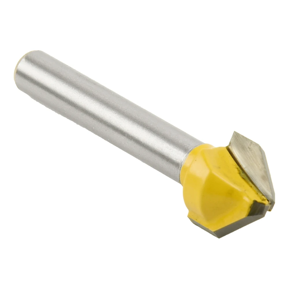 

For 6mm Shank Router Bit MDF PVC Acrylic Engraving And Chamfer Carbide 6mm Shank 90 Degree Cutting Performance