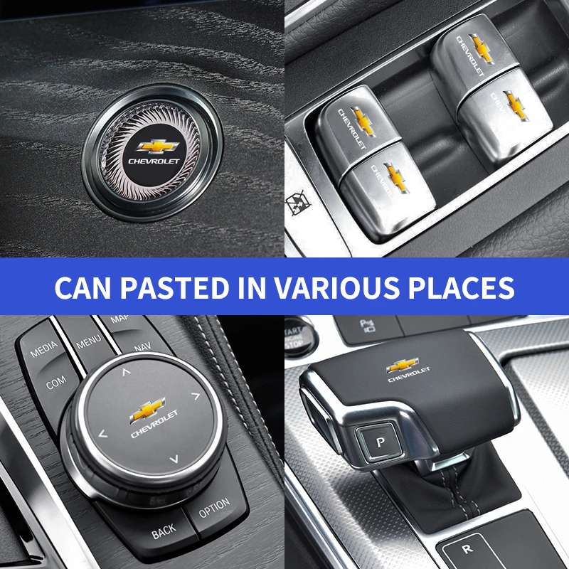 Car Window Lift Button Sticker Steering Wheel Decal Car Styling For Chevrolet Captiva Colorado Cruze Spark Malibu Trax Aveo