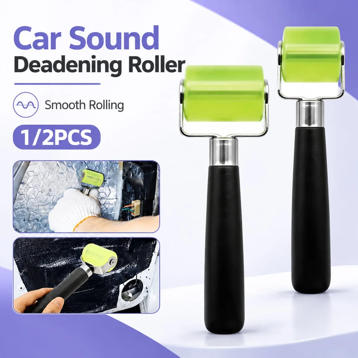 Car Sound Deadening Roller Tool For Automotive Door Trunk And Interior Insulation Mat Installation DIY Workshop