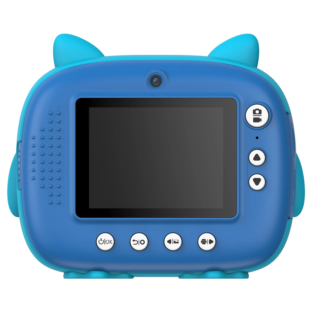 Aparat 9imod dla dzieci z natychmiastowym drukowaniem 2.4 cale 1080P do Selfie zdjęcie wideo aparat cyfrowy z 10-krotnym zoomem przenośna zabawka podróżna dla dzieci