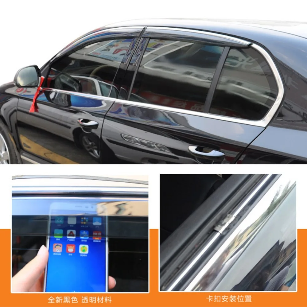 For Skoda Superb 2009-2013 Window Visor Rain Exterior Part Body Kit Accessories