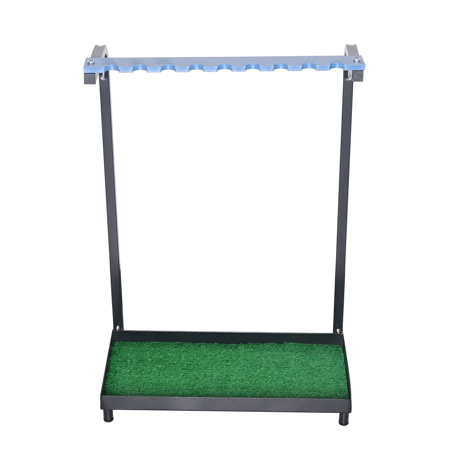 Metal Golf Club Display Rack, Indoor Shelf Organizers, 9-Hole Pole Position, Golf Course Supplies, Training Aids Equipment