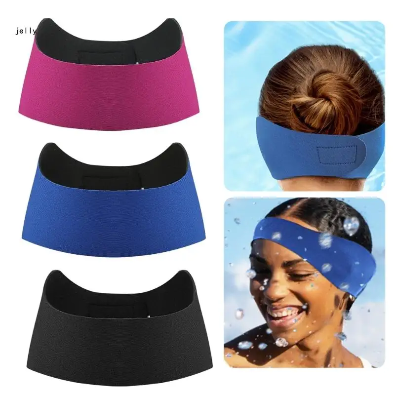 448C Swimming Ear Hair Band Ear Protections Guard Band Shower Ear Cover Swim Headband Water Protector for Adult Children