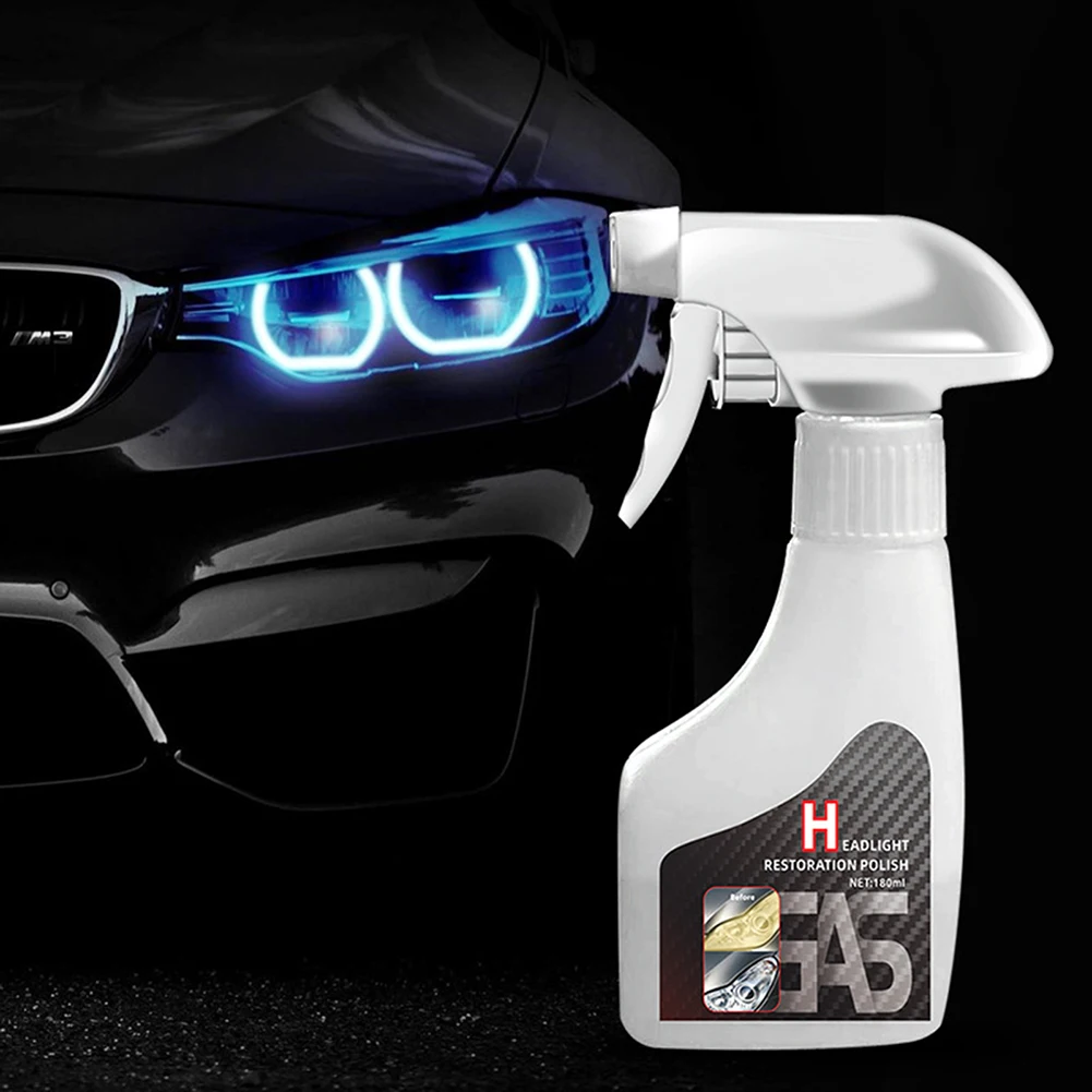Restaurateur de lentilles de phares automobiles, liquide polonais multifonctionnel pour tous les phares