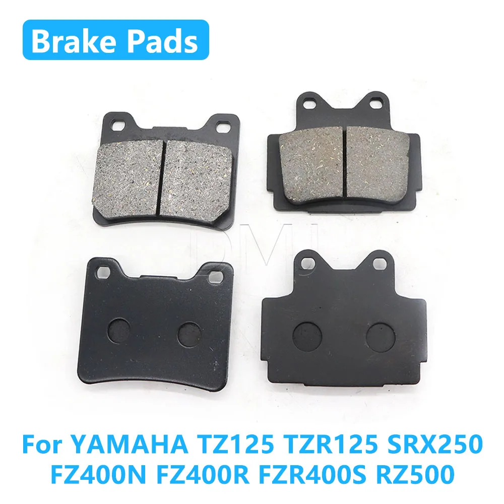 Motorcycle Accessories Front Rear Brake Pads For YAMAHA TZ125 TZR125 TZ5 125 TZR 125 SRX250 FZ400N FZ400R FZR400S RZ500